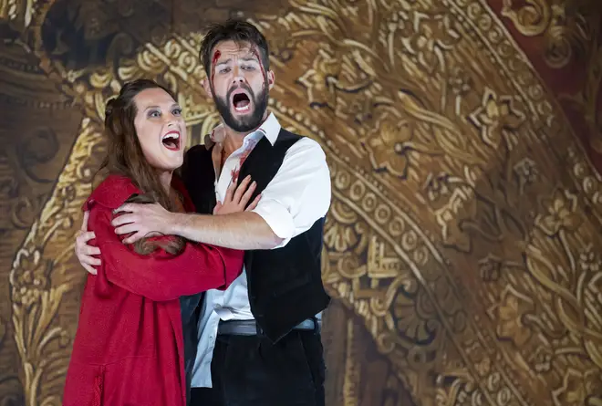 Tosca being performed at the English National Opera