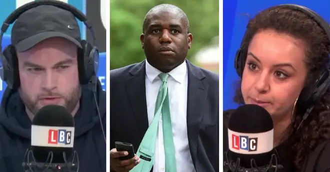 Brendan O'Neill and Dalia Gebrial clashed over David Lammy's Nazi remarks