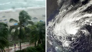 Storm Nicole is set to hit the Bahamas on Wednesday
