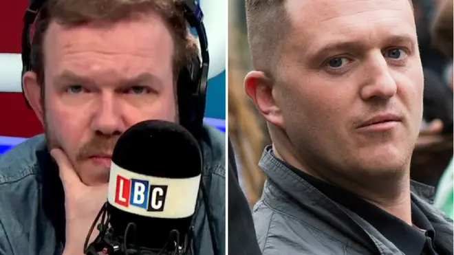 James O'Brien admitted he felt sorry for Tommy Robinson