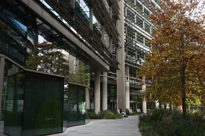 The Meta office in King's Cross in London as layoffs were announced
