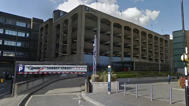 The Q Park car park in Croydon where Jo was trying to sleep in the warm