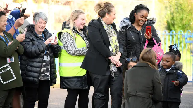 The Princess Of Wales Visits Colham Manor Children's Centre With The Maternal Mental Health Alliance