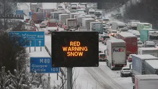 A red weather warning has been issued for parts of Scotland