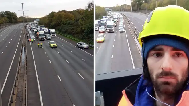 Just Stop Oil is holding up the M25 for a fourth day in a row