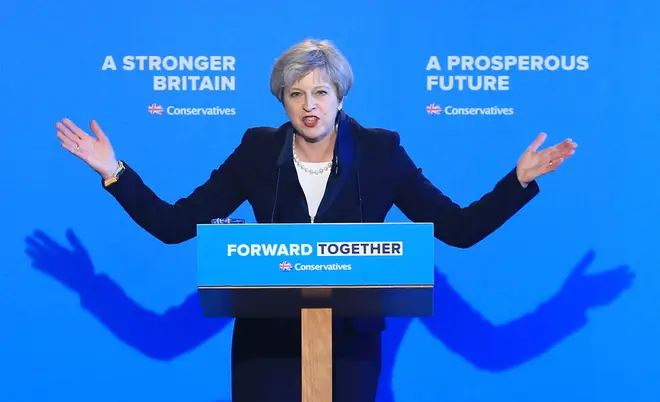Theresa May at the Conservative Party Conference