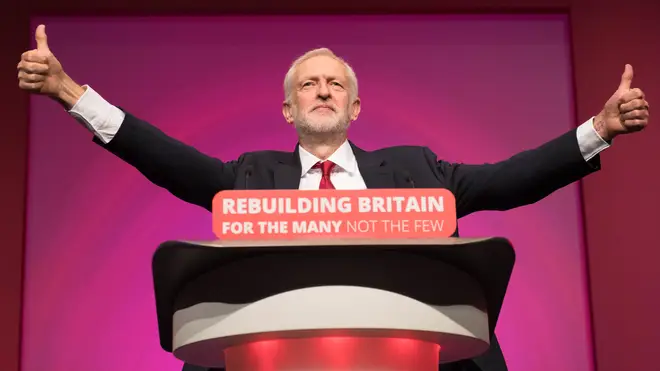 Jeremy Corbyn at the Labour Party Conference