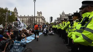Protesters have engaged in two weeks of action across London