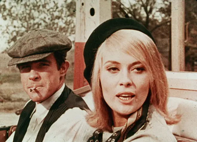 Bonnie and Clyde stars Warren Beatty and Faye Dunaway