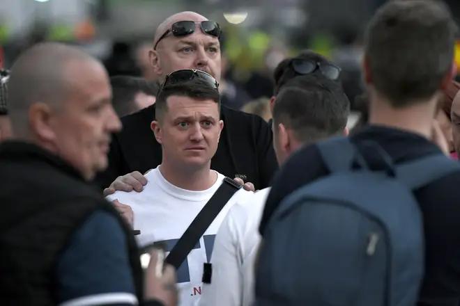 Community leaders in the Wythenshawe area of Manchester say the EDL founder Tommy Robinson is not welcome there.