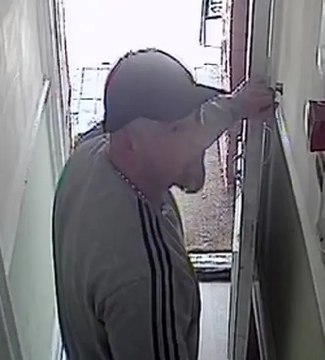 CCTV of the man police want to speak to about the abduction of two women