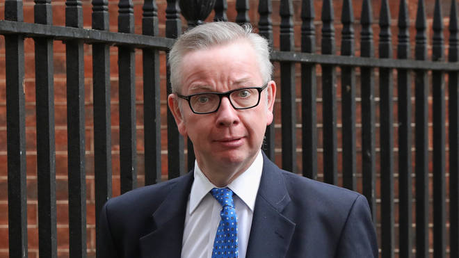 Michael Gove in Westminster