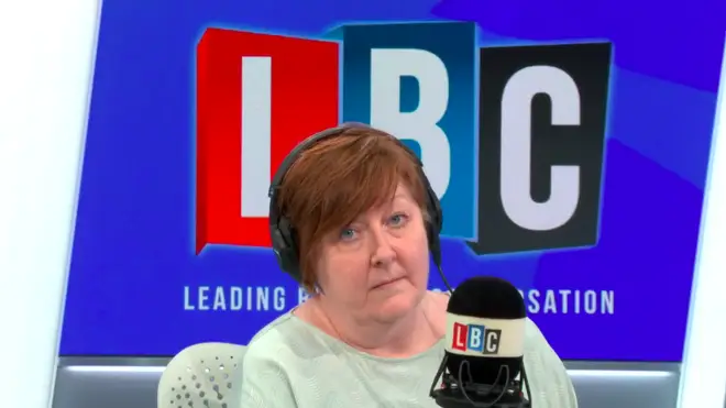 Shelagh did not look pleased at points during the call.