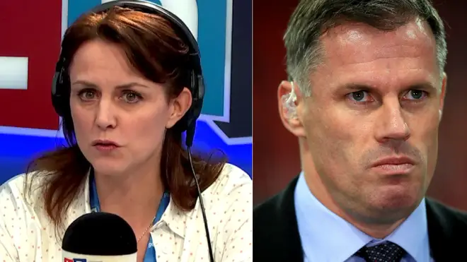 Beverley Turner discussed the Jamie Carragher spitting incident