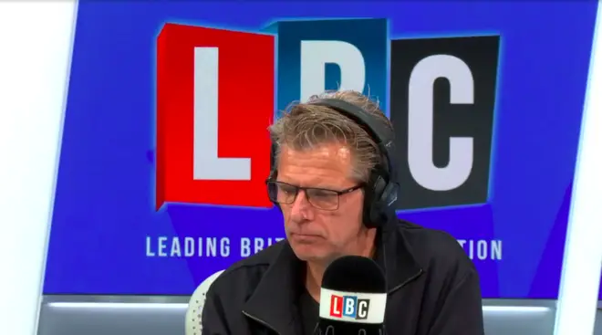 Andrew Castle listened while this caller explained why he set up a security company.
