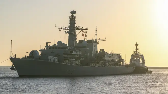 Royal navy warships must be built in the UK for security reasons.