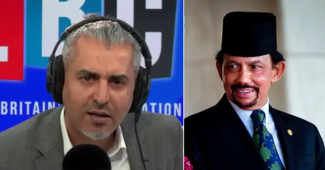Maajid Nawaz had some strong words for the Sultan of Brunei