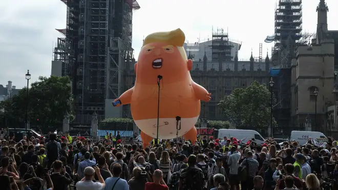 The London Mayor allowed a "Baby Trump" blimp to be flown over the capital in 2018