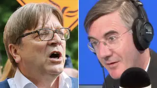 Jacob Rees-Mogg welcomes Guy Verhofstadt campaigning in Britain for Remain