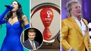 Dua Lipa and Rod Stewart have joined stars speaking out against the World Cup