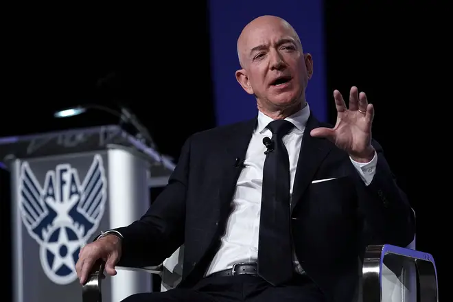 Mr Bezos plans to give away most of his wealth