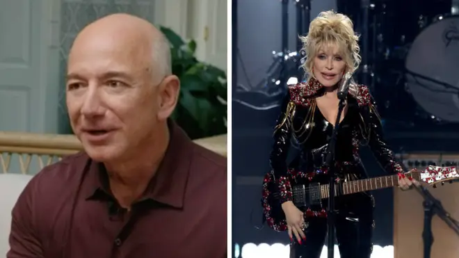 Jeff Bezos has already given $100 million to Dolly Parton
