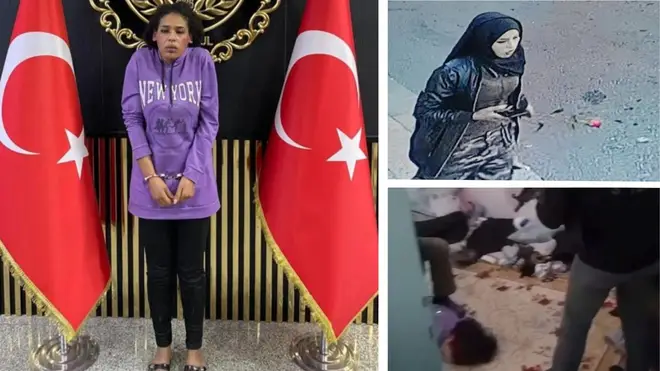 Ahlam Albashir was paraded in videos released by Turkish authorities