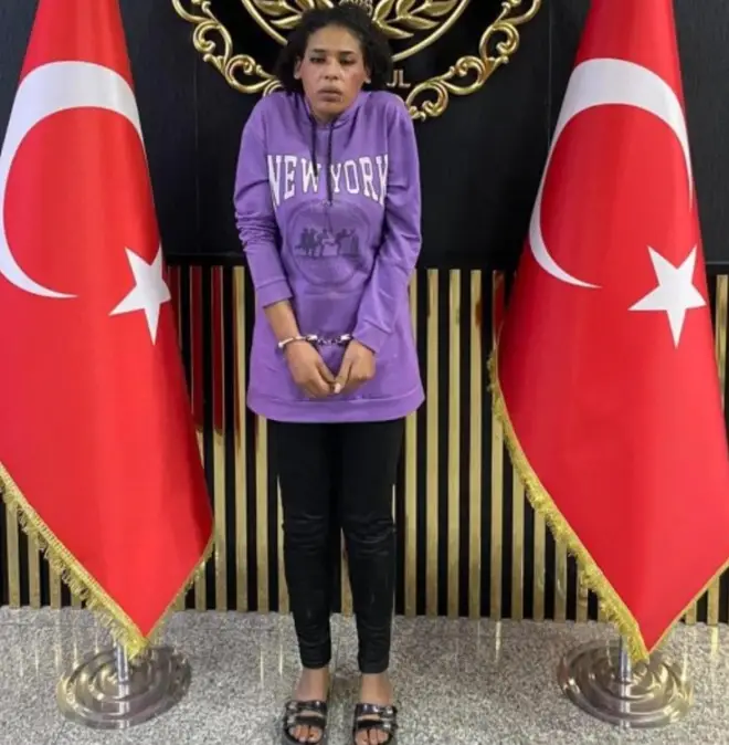 Turkish Police released the image of Albashir following her alleged confession