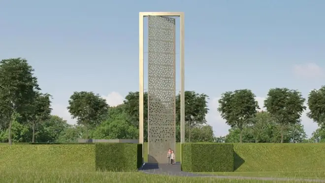 What the new UK Police Memorial will look like