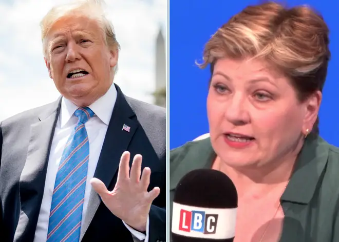 Emily Thornberry won't be going to Trump's UK state banquet next month