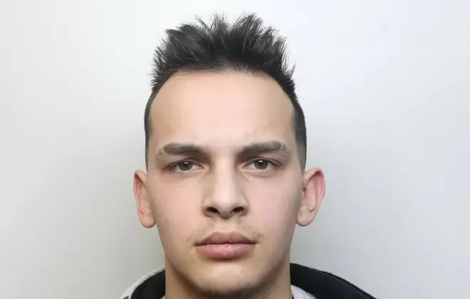 Patrick Gunar, 22, was jailed for three years on Monday