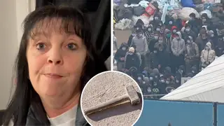 Kerry Jones says she sleeps with a sledgehammer because she is afraid of cross-Channel migrants