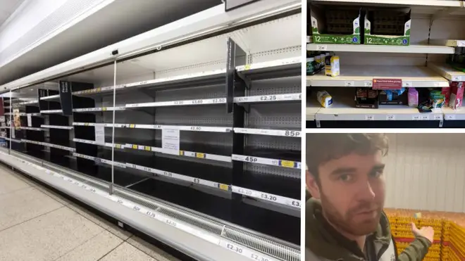 A farmer has blamed the egg shortages on supermarkets