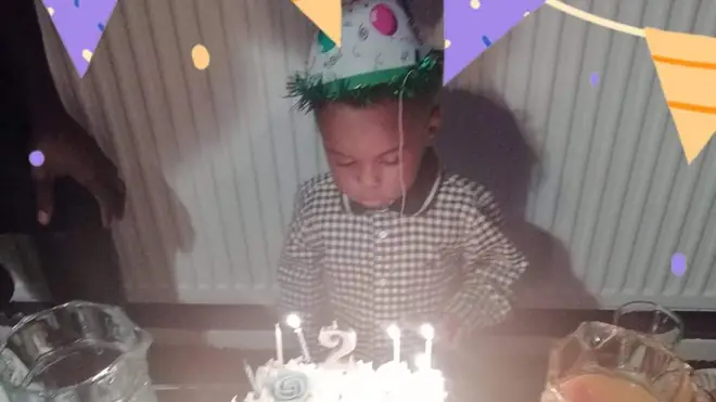 Awaab Ishak at a birthday