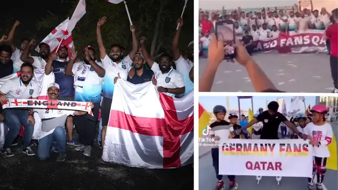 Qatar has been accused of bringing in fake fans to whip up excitement ahead of the World Cup