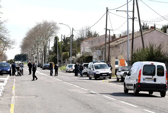 Gunman claiming links to Isis takes hostages at supermarket in southern France