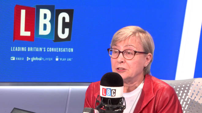 Former Labour MEP Mary Honeyball in the LBC studio