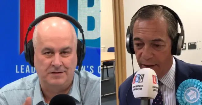 Nigel Farage gave his first interview to Iain Dale