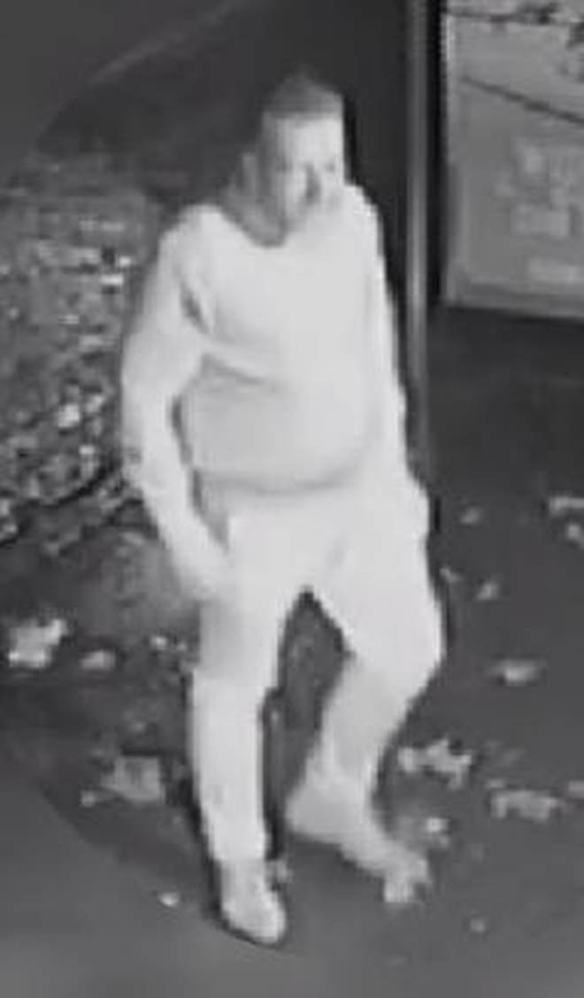 CCTV: The man police would like to speak to.
