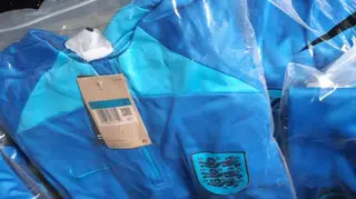Counterfeit shirts seized by police