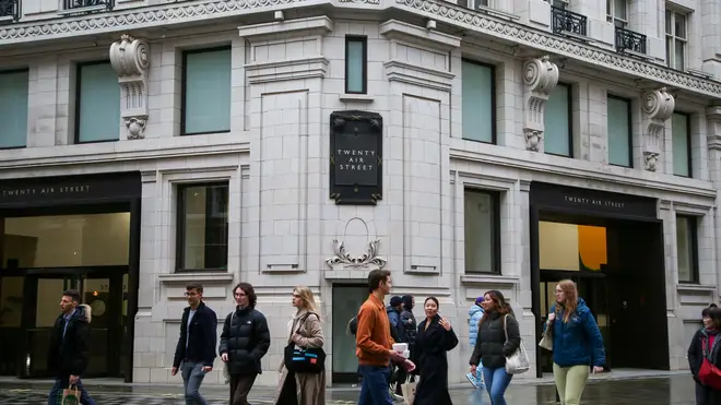 Twitter's office in London appeared abandoned, with branding removed