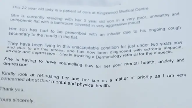 Macy's doctor has written to authorities to explain the impact