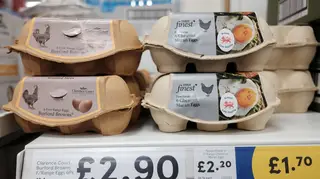 Tesco has joined other supermarkets in limiting purchases of eggs amid supply disruption (Yui Mok/PA)