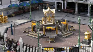 The Erawan shrine in Bangkok
