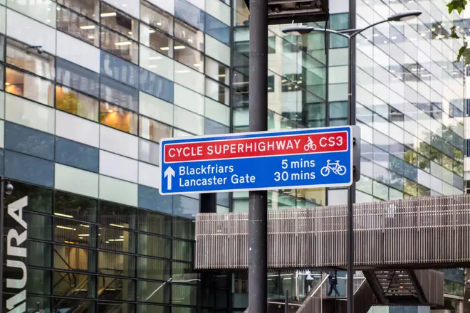 CS3 Cycle Superhighway stretches from East London to the centre of the city.