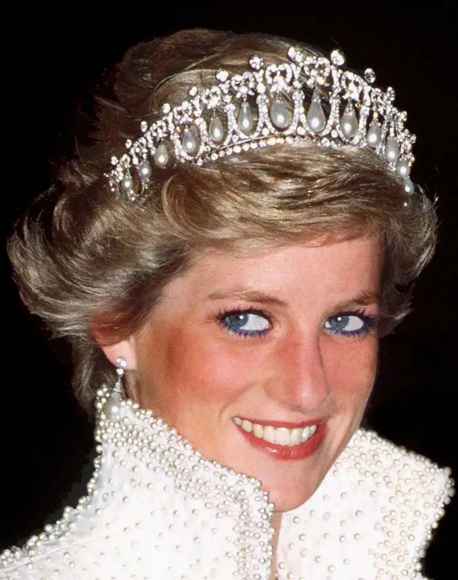 The tiara once belonged to Princess Diana