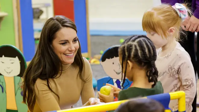 Early childhood "impacts our whole lives", says Kate