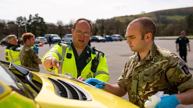 Armed forces personnel could drive ambulances and stand in for frontline hospital roles
