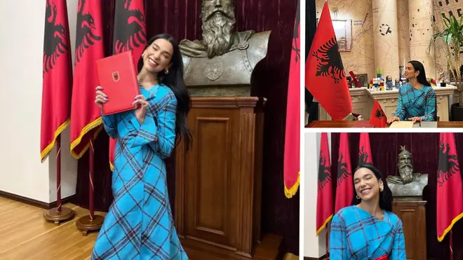 British pop star Dua Lipa has been granted citizenship of the eastern European nation.