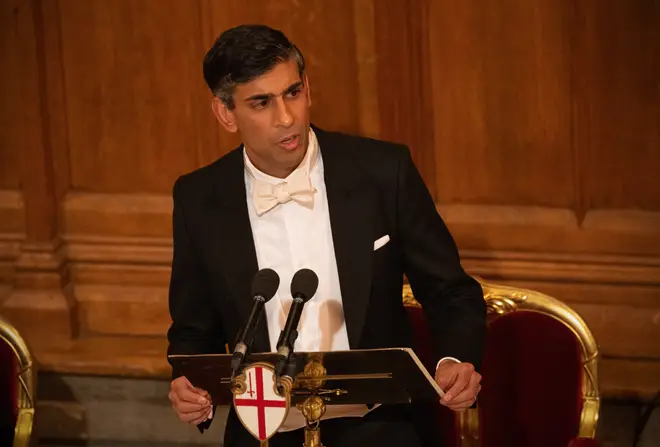 Rishi Sunak Speaks To City Grandees At Annual Lord Mayor's Banquet